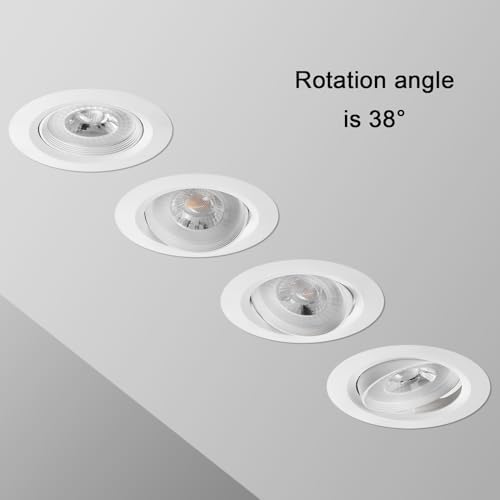 Jolof Store Ultra Slim LED Downlights | 5W 6000K Cool White | 20 Pack