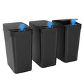 Kssvzz 3-Pack Motion Sensor Trash Can | 10L Slim Touchless Bathroom Bin