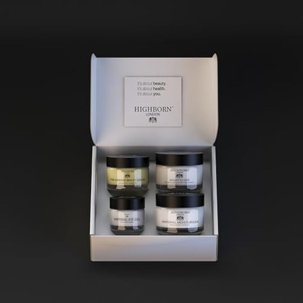 HighBorn London Anti-Aging Skincare Set | 4-Step Retinol & Collagen Kit