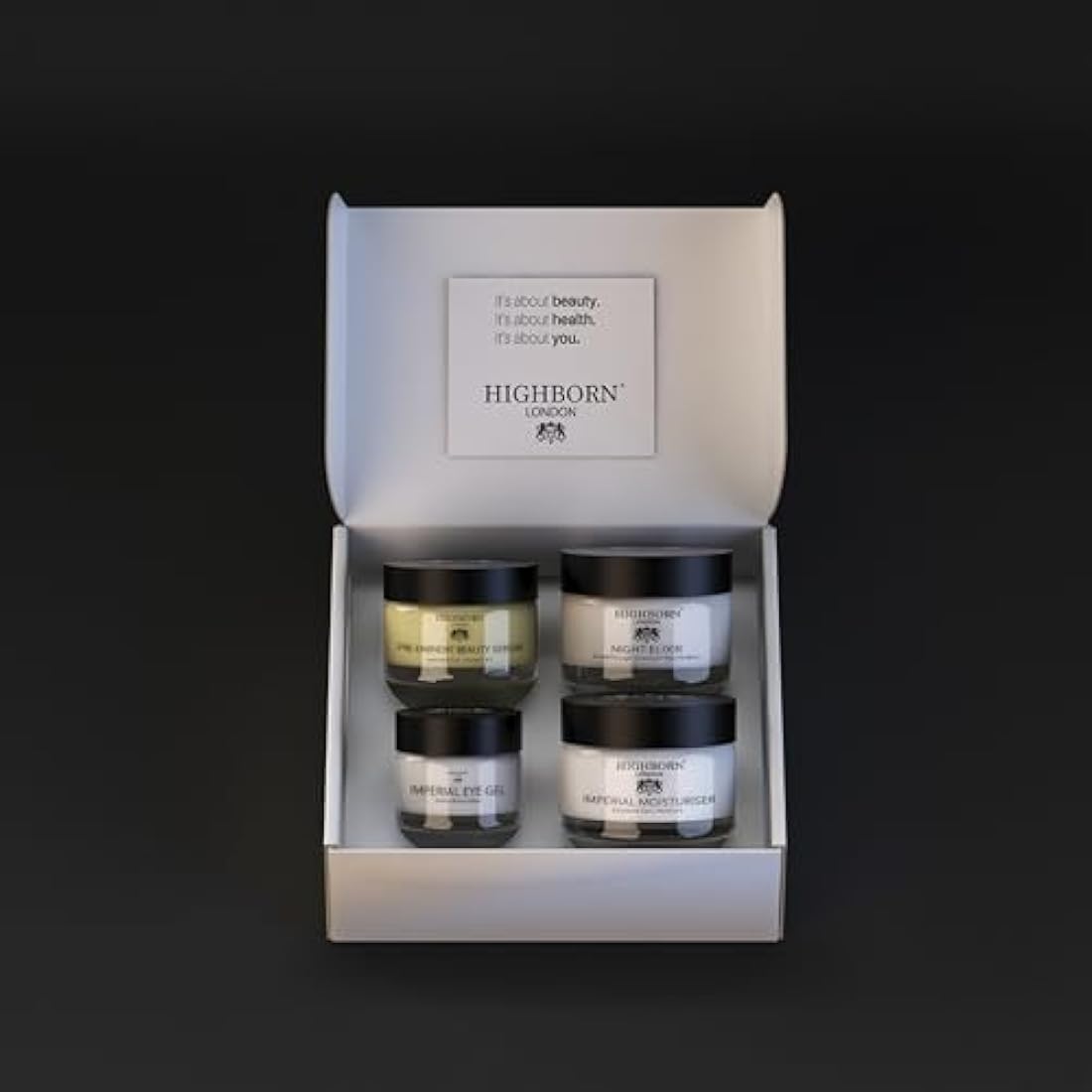 HighBorn London Anti-Aging Skincare Set | 4-Step Retinol & Collagen Kit