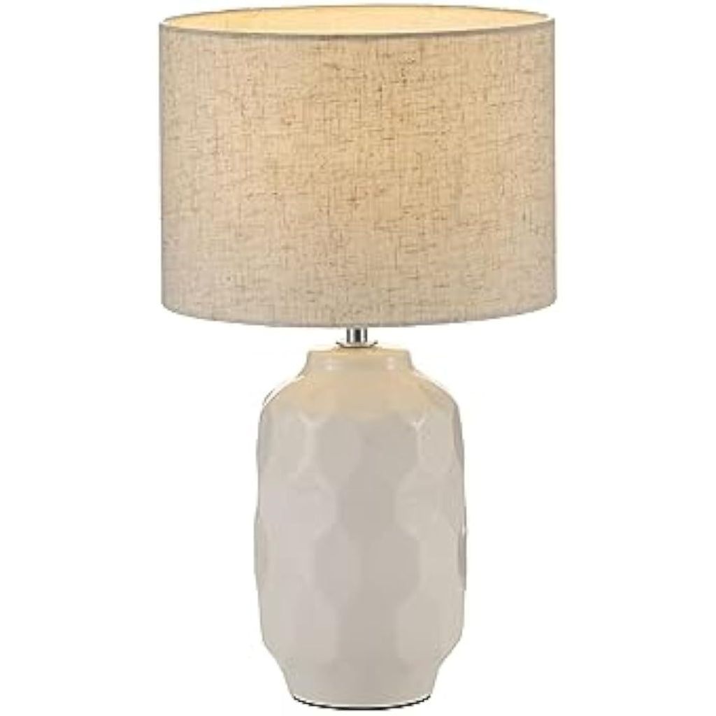 Pauleen Glowing Soul Table Lamp – Cream Terrazzo Ceramic Luminaire