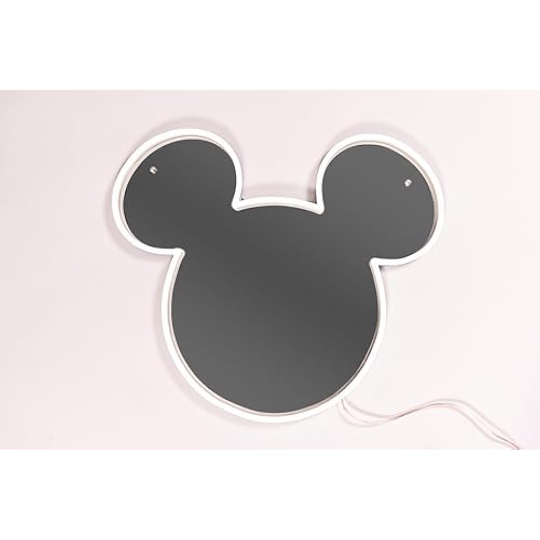 Yellowpop Mickey Mouse LED Neon Sign | White Mirror Wall Decor