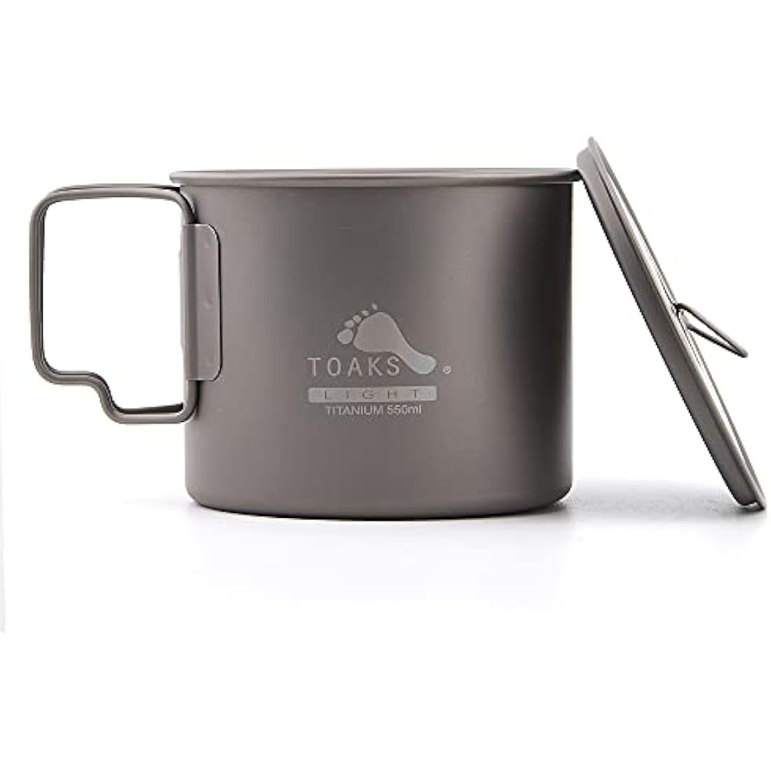 TOAKS Titanium 550ml Ultralight Camping Pot with Lid – Outdoor Cookware