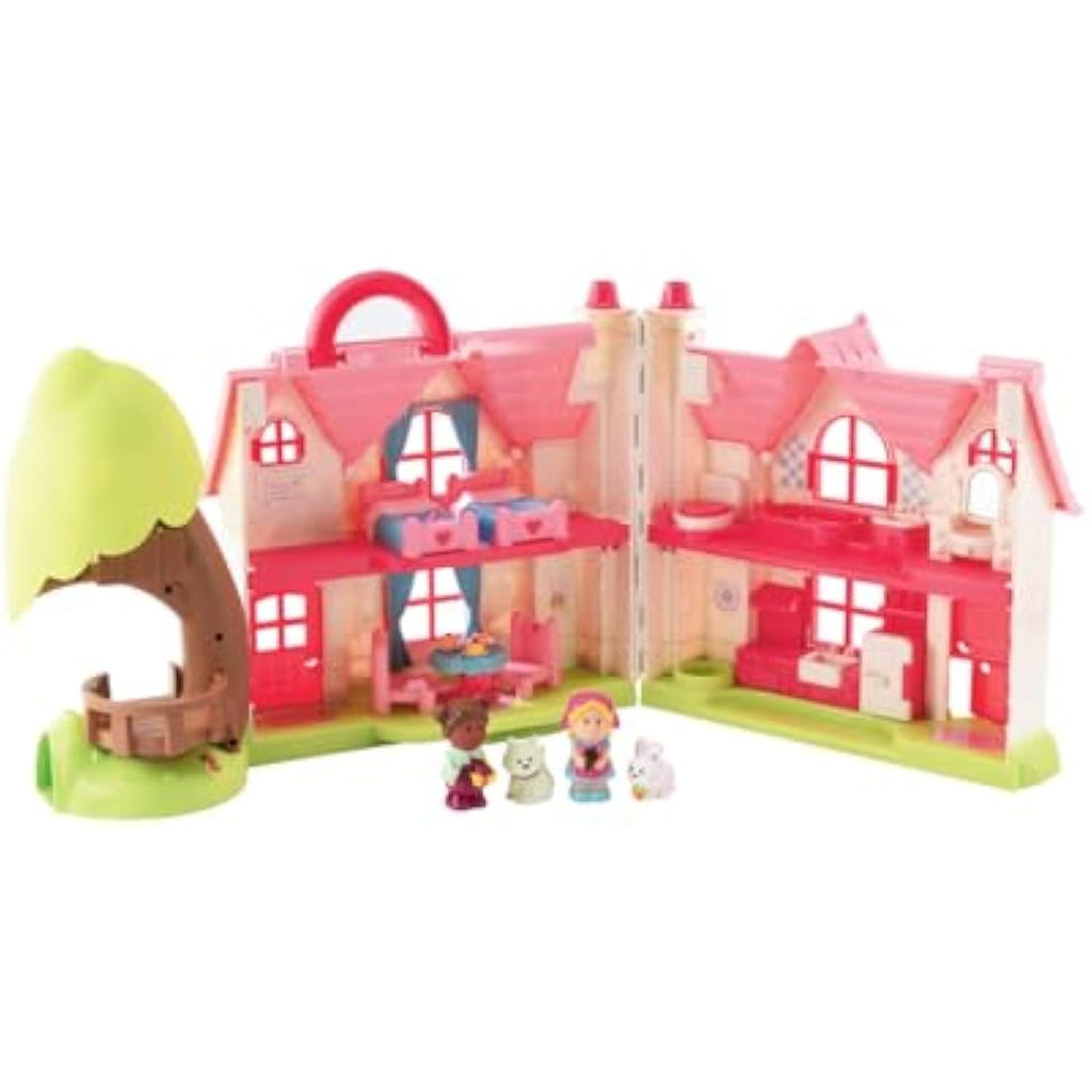 Early Learning Centre Happyland Cherry Cottage Dolls House with Figures