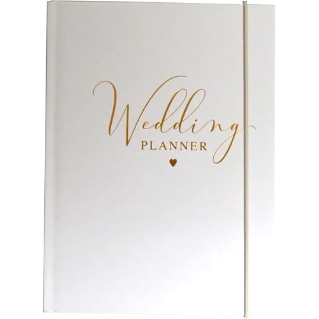 Design By Violet Wedding Planner Book – A5 White Organizer Notebook