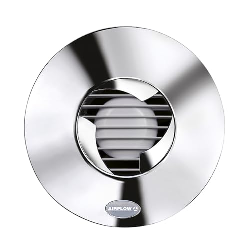Airflow Icon 15 Extractor Fan Cover – Polished Chrome Finish
