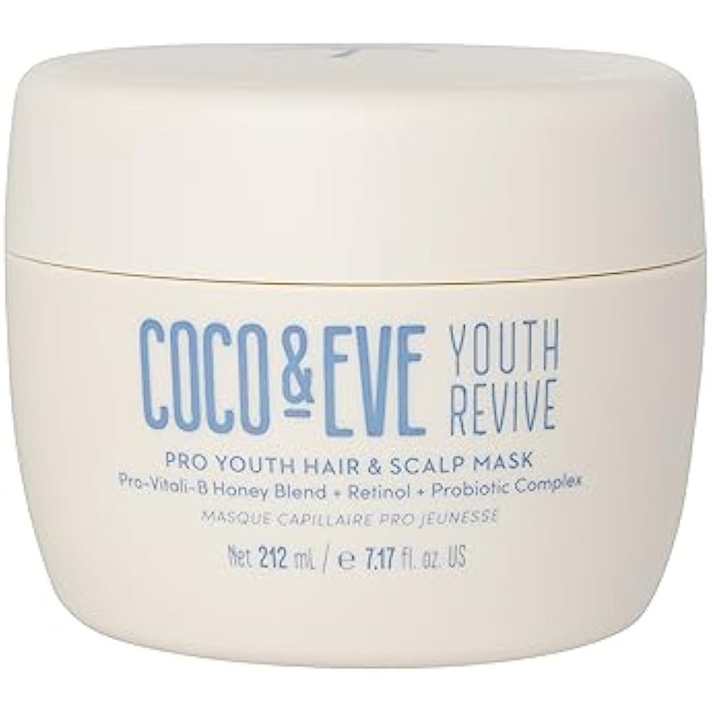 Coco & Eve Pro Youth Hair & Scalp Mask | Anti-Aging Honey & Retinol (212ml)