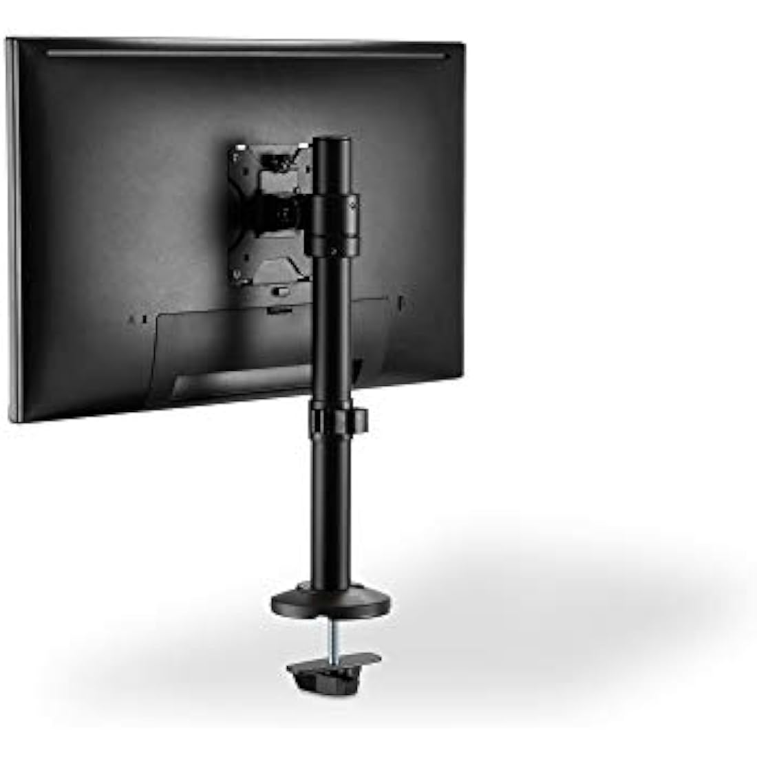 DIGITUS Monitor Mount – Single Screen Desk Clamp for 32 Inch VESA – Black