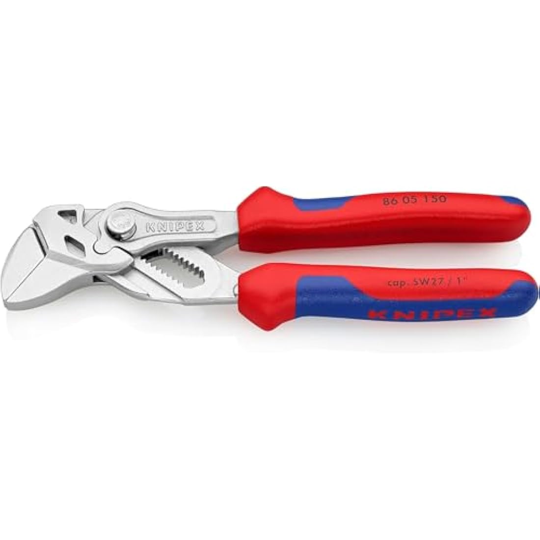 Knipex 150mm Pliers Wrench – Chrome-Plated with Multi-Component Grip