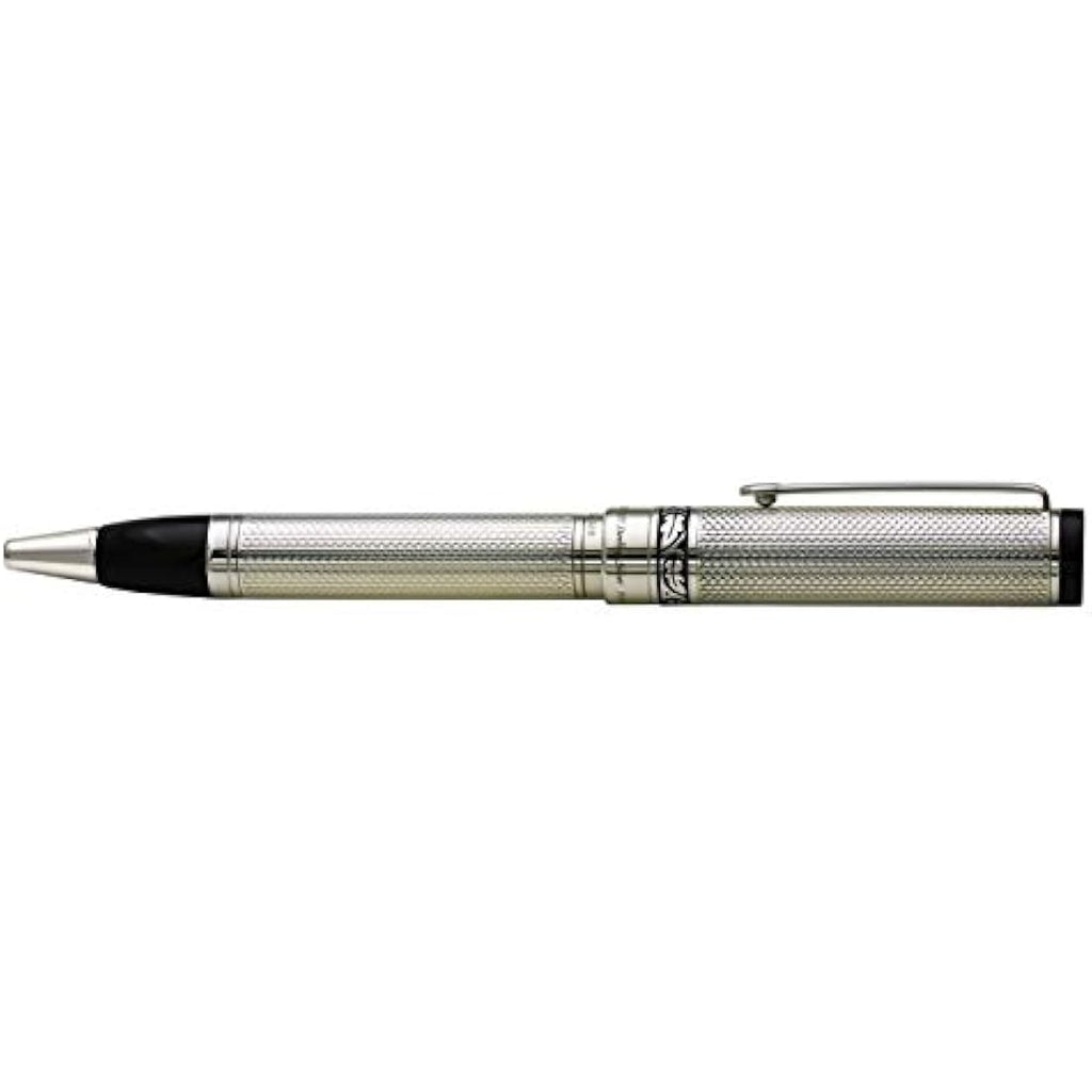 Xezo Tribune Ballpoint Pen | Solid Sterling Silver & Platinum Plated