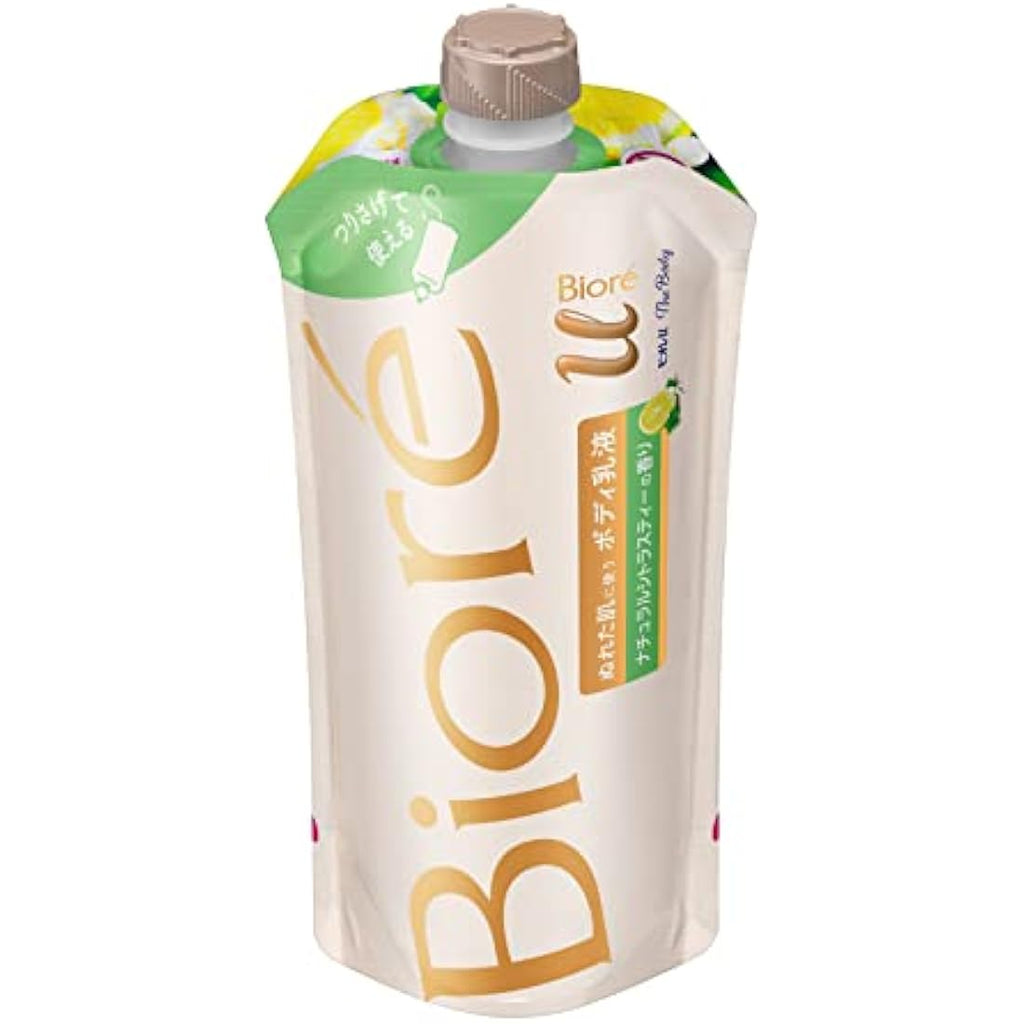 Biore U The Body Milky Lotion Wet Skin Moisturizer Refill - Citrus Tea