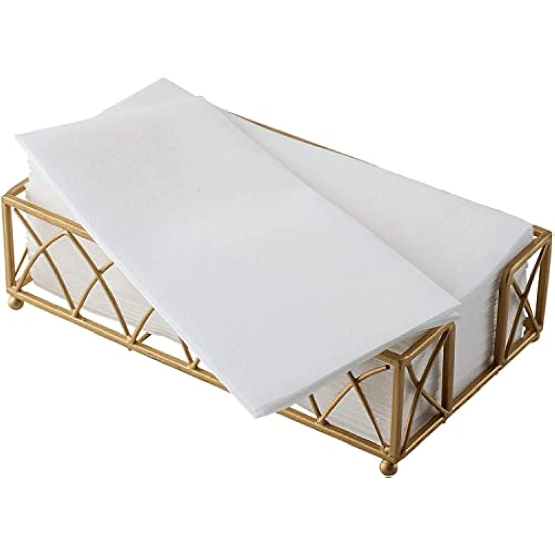 Jolof Store Linen-Feel Guest Towels | White Disposable Napkins | 200 Pack