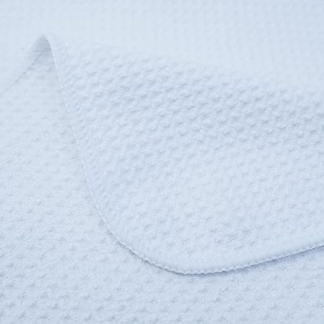 Polyte Microfibre Kitchen Dish Towels - Waffle Weave White 12 Pack