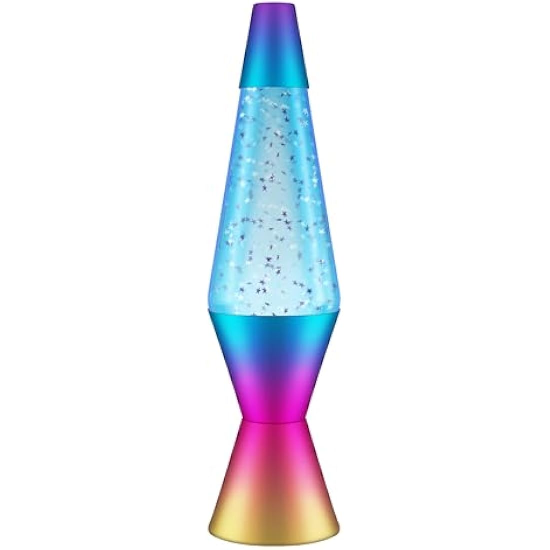 Lava Lamp – 14.5" Chrome Star Glitter Motion Lamp in Green |