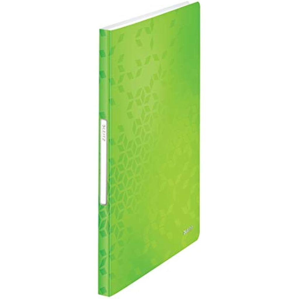 Leitz WOW A4 Display Book – 40 Pockets, 80 Sheet Capacity – Green