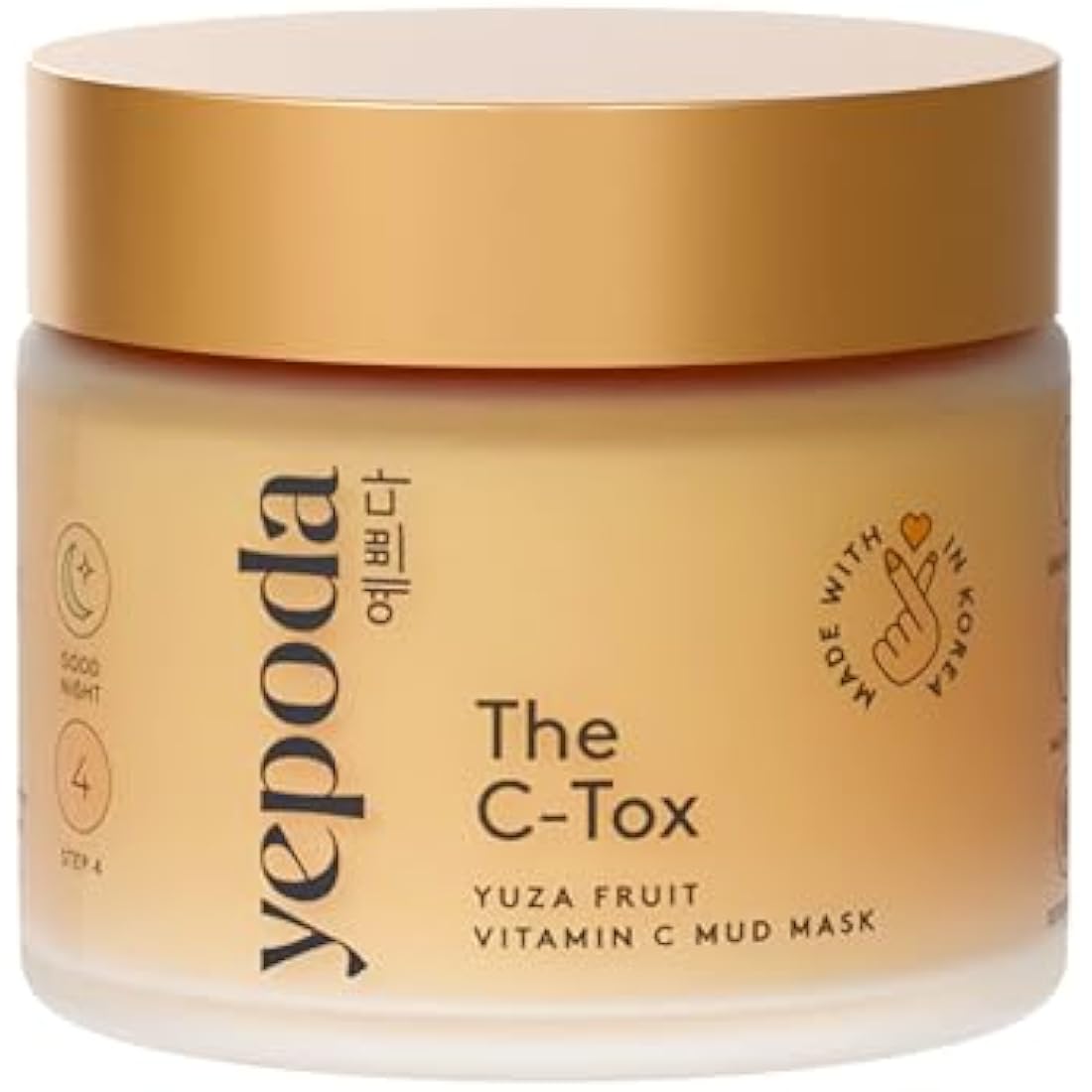Yepoda The C-TOX Vitamin C Face Mask - Yuza & Turmeric Detox (80g)