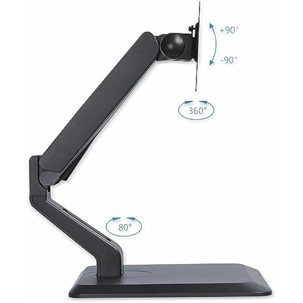 PureMounts Touchscreen Monitor Mount | 17-32" Gas Lift Stand – Black