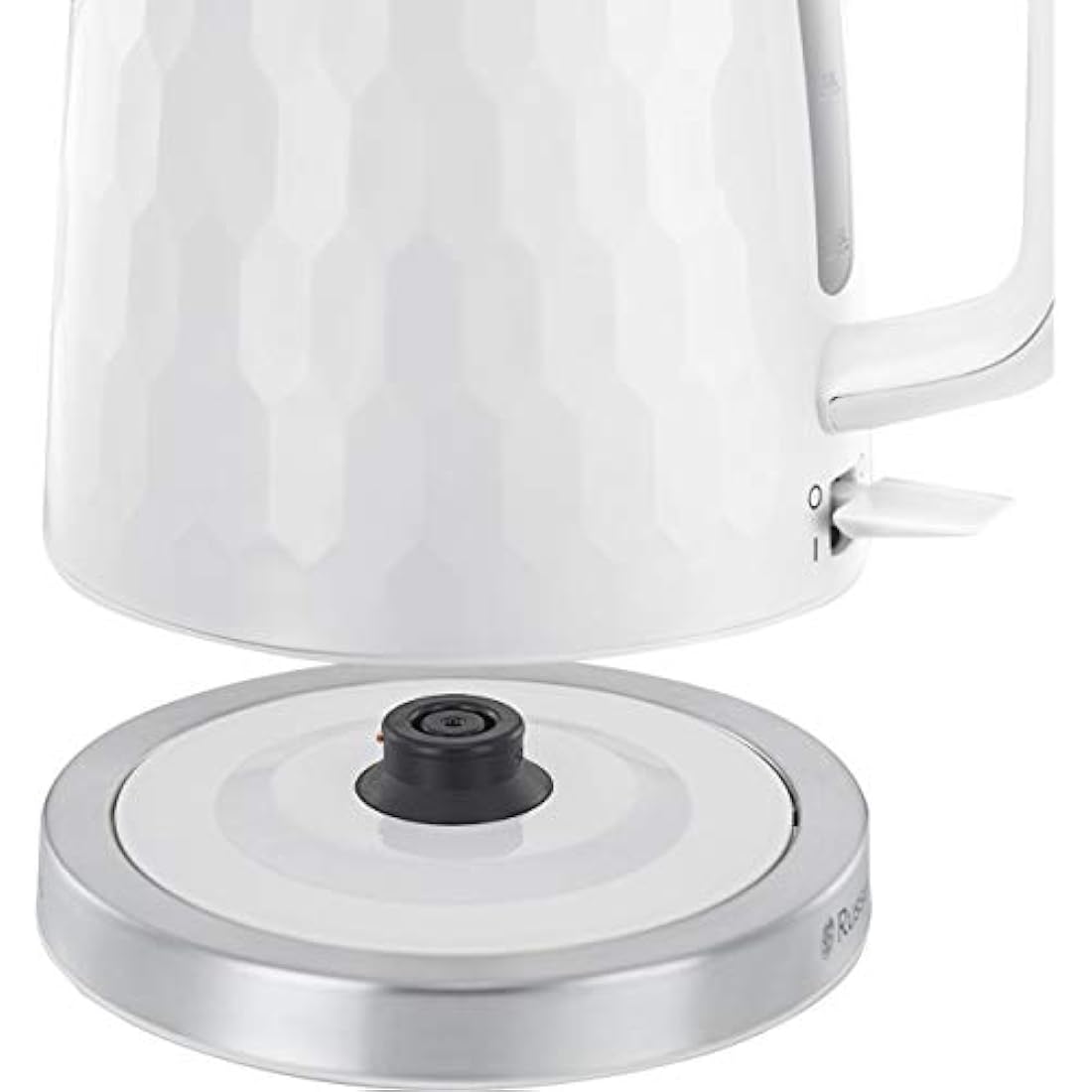 Russell Hobbs Honeycomb Electric Kettle – 1.7L Fast Boil 3KW, White