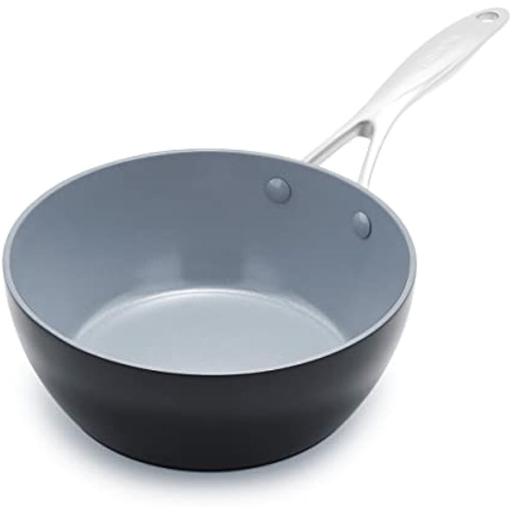 GreenPan Valencia Pro Ceramic Non-Stick 20cm Chef's Pan | Induction Grey
