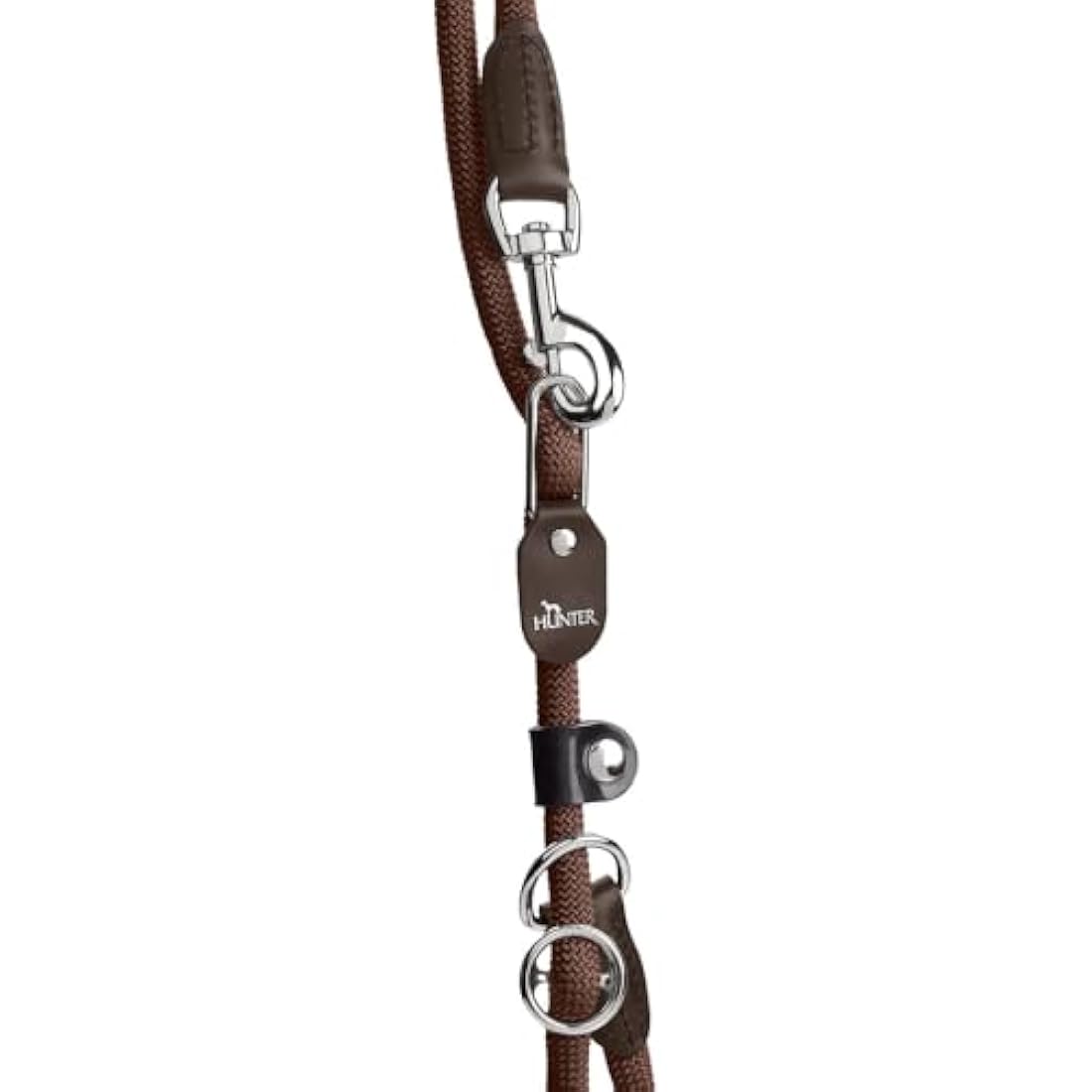 Hunter Freestyle Retriever Leash – Durable 10mm Rope Dog Lead, Red