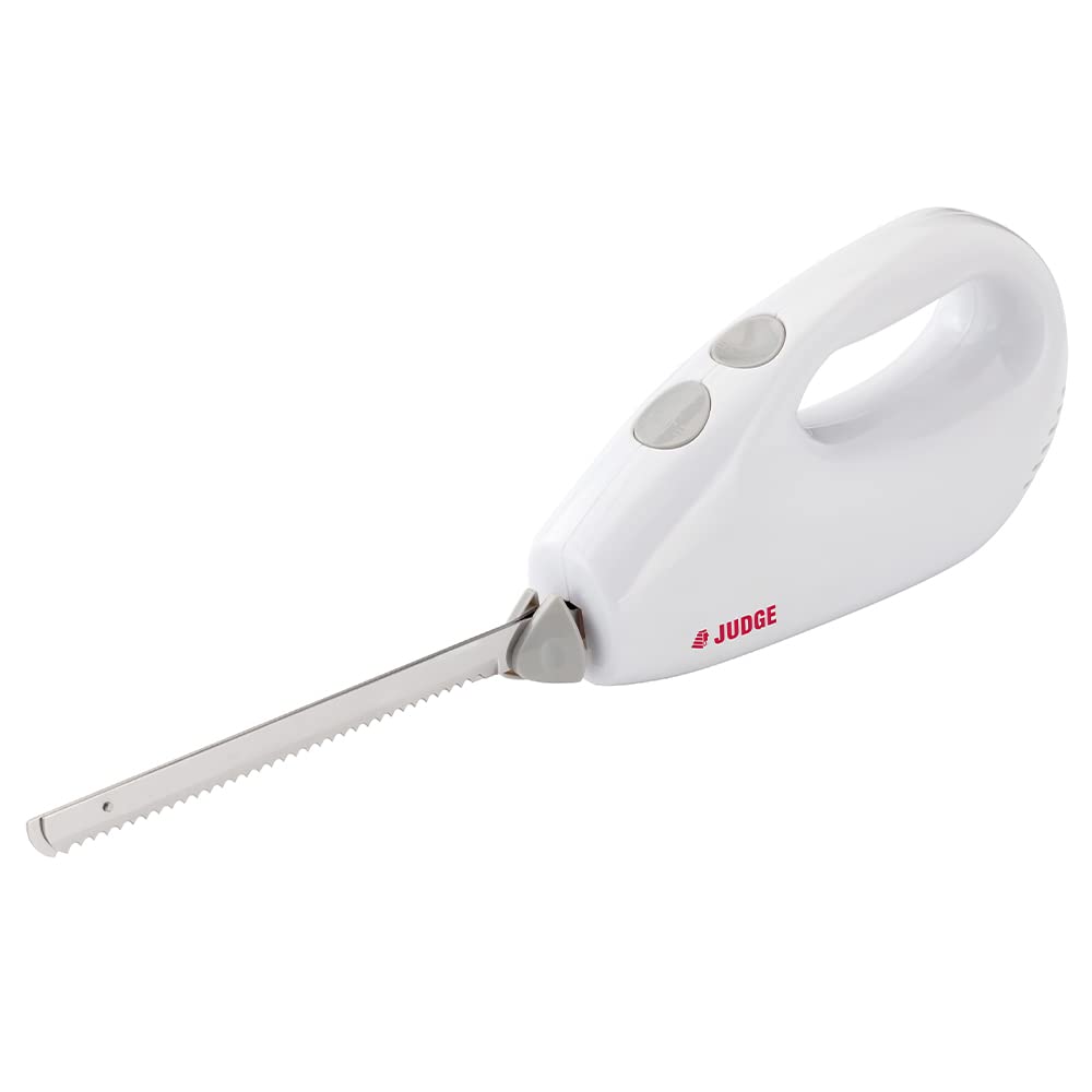 Judge Electric Carving Knife - 180W Meat & Bread Slicer with Ergonomic Handle