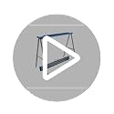 Silverline Metal Saw Horse Twin Pack – 125kg Folding Trestle, Blue
