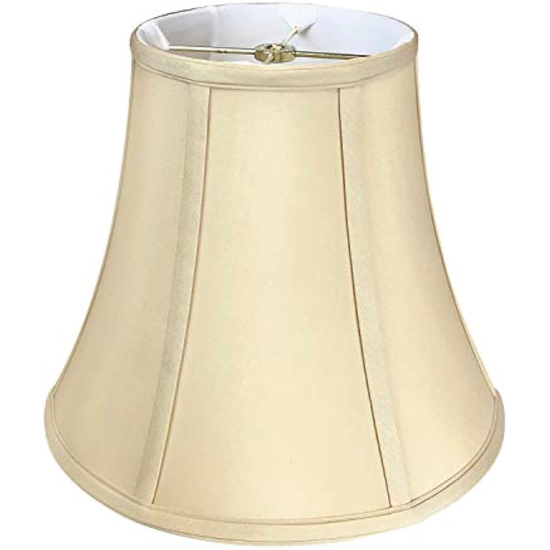 Royal Designs True Bell Lamp Shade | Beige Silk Shantung | 7x14x11.5