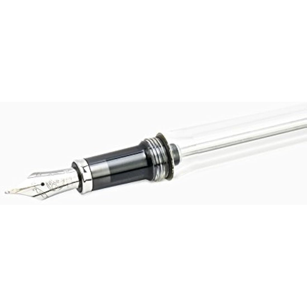 Twsbi VAC 700R Fountain Pen – Clear Resin Vacuum Filler, Medium Nib