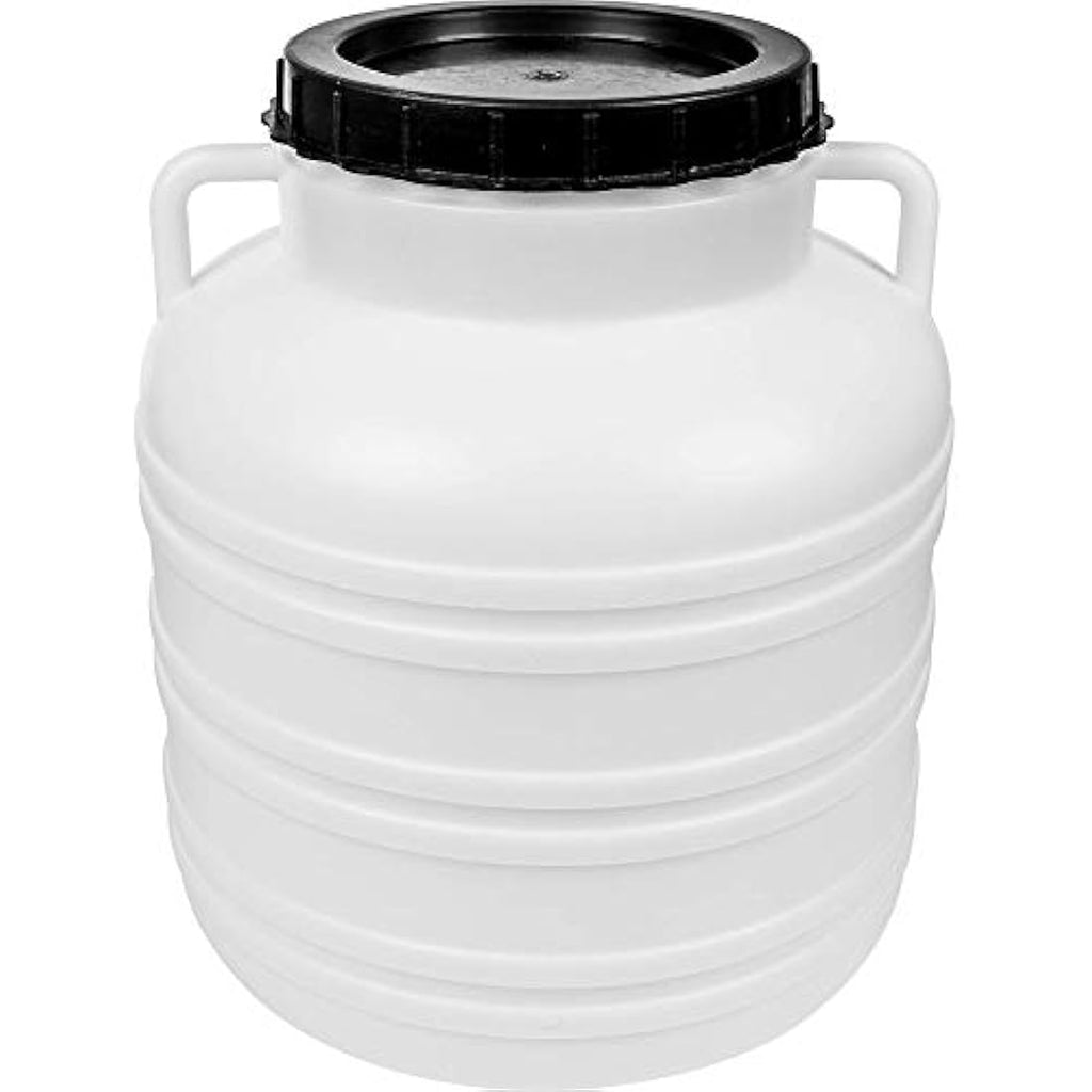 Browin 30L Wide-Neck Fermentation Barrel – White Food Grade Bucket