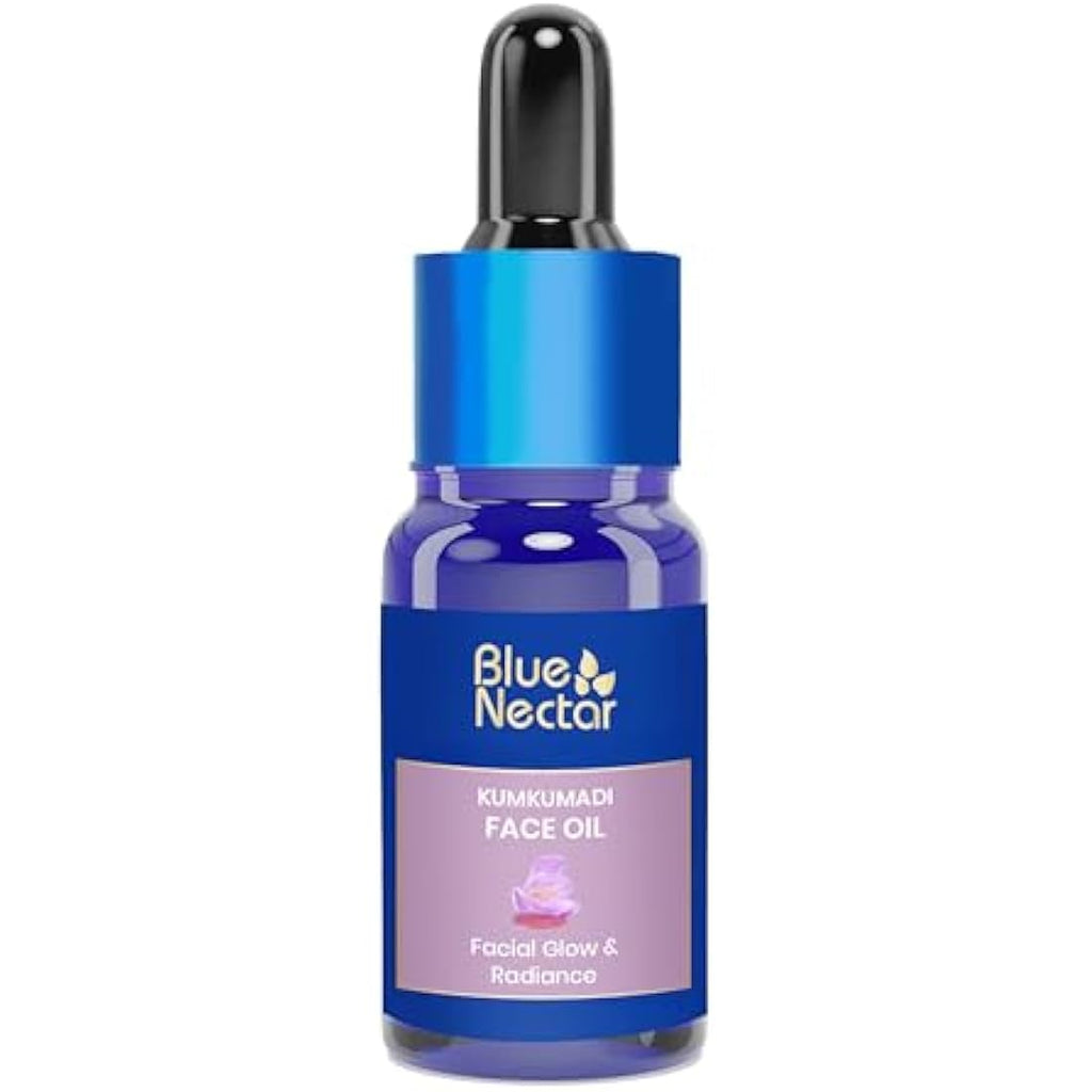 Blue Nectar Kumkumadi Face Oil – Saffron & Manjistha Glow Serum, 10ml