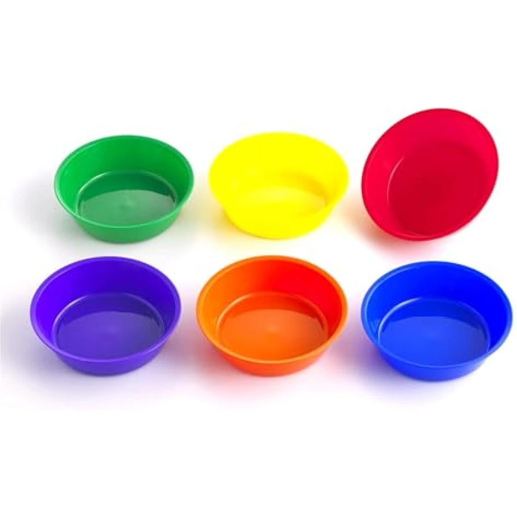 Jolof Store Montessori Sorting Bowls 6 Pk - Early Maths Learning Toy