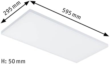Paulmann Velora LED Panel – 26W Dimmable Ceiling Lamp, Warm White