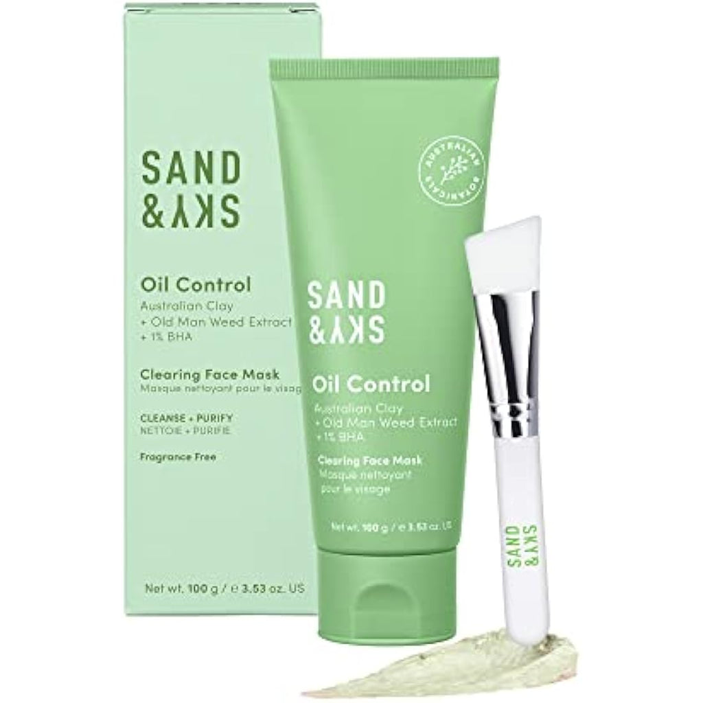 Sand & Sky Oil Control Clay Face Mask with Salicylic Acid & Niacinamide