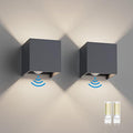 Klighten Outdoor Wall Light with Motion Sensor - IP54 Waterproof 2PCS
