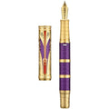 Hongdian D5 Qin Dynasty Fountain Pen – Extra Fine Piston Filler, Purple