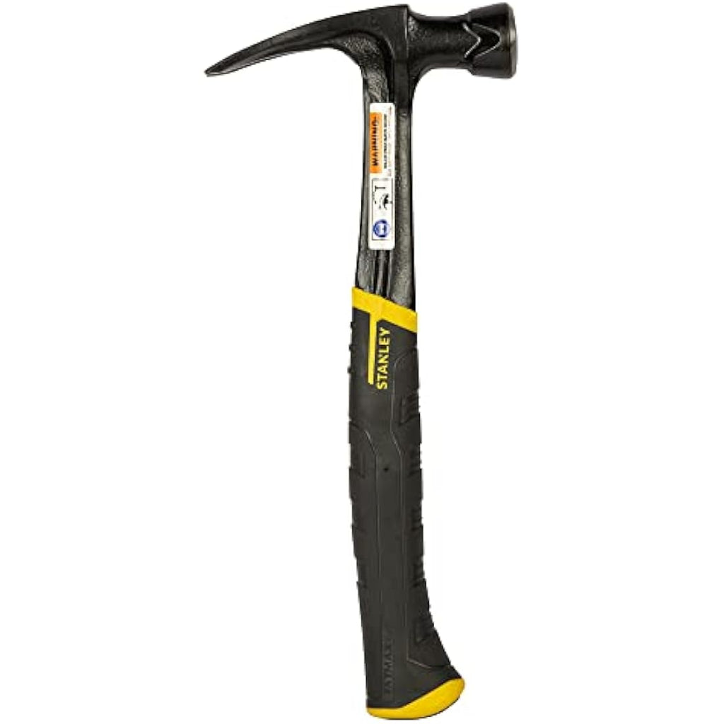Stanley FatMax AntiVibe All Steel Rip Claw Hammer - 450g (16oz) Black
