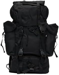 Brandit Nylon Backpack – Durable Outdoor Travel Rucksack by Jolof Store