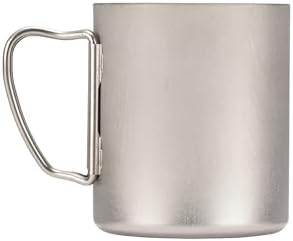 Snow Peak Titanium Double-Wall Insulated Camping Mug – 15.2 fl oz