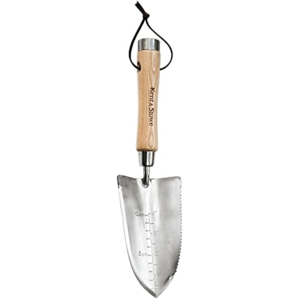 Kent & Stowe Capability Trowel – Stainless Steel & Ash Wood Garden Tool