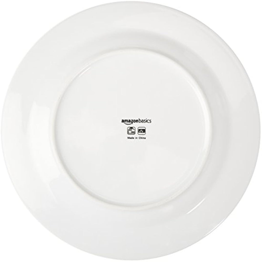 16-Piece Porcelain Dinnerware Set | Black Stripe Detail