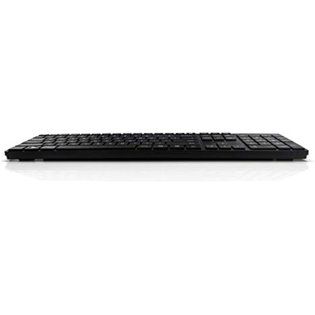 Accuratus 301 Slim Multimedia USB Keyboard – UK Layout, Black