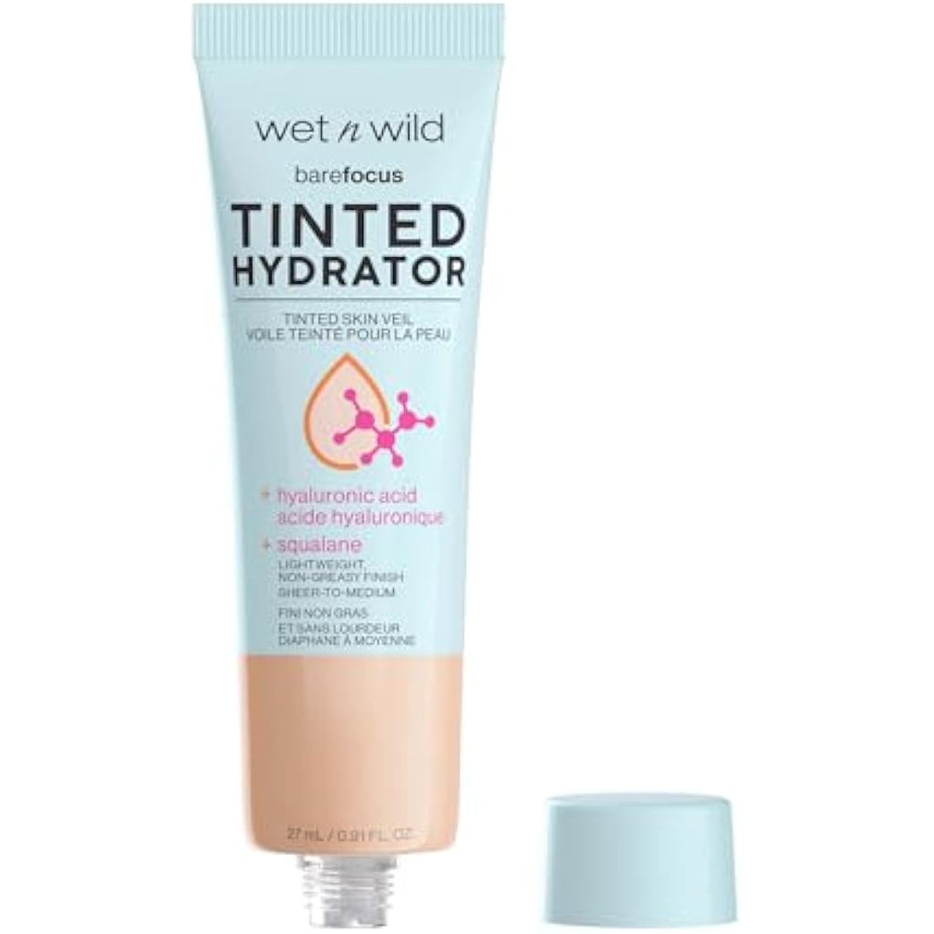 Wet n Wild Bare Focus Tinted Hydrator – Semi-Matte Moisturiser, Light