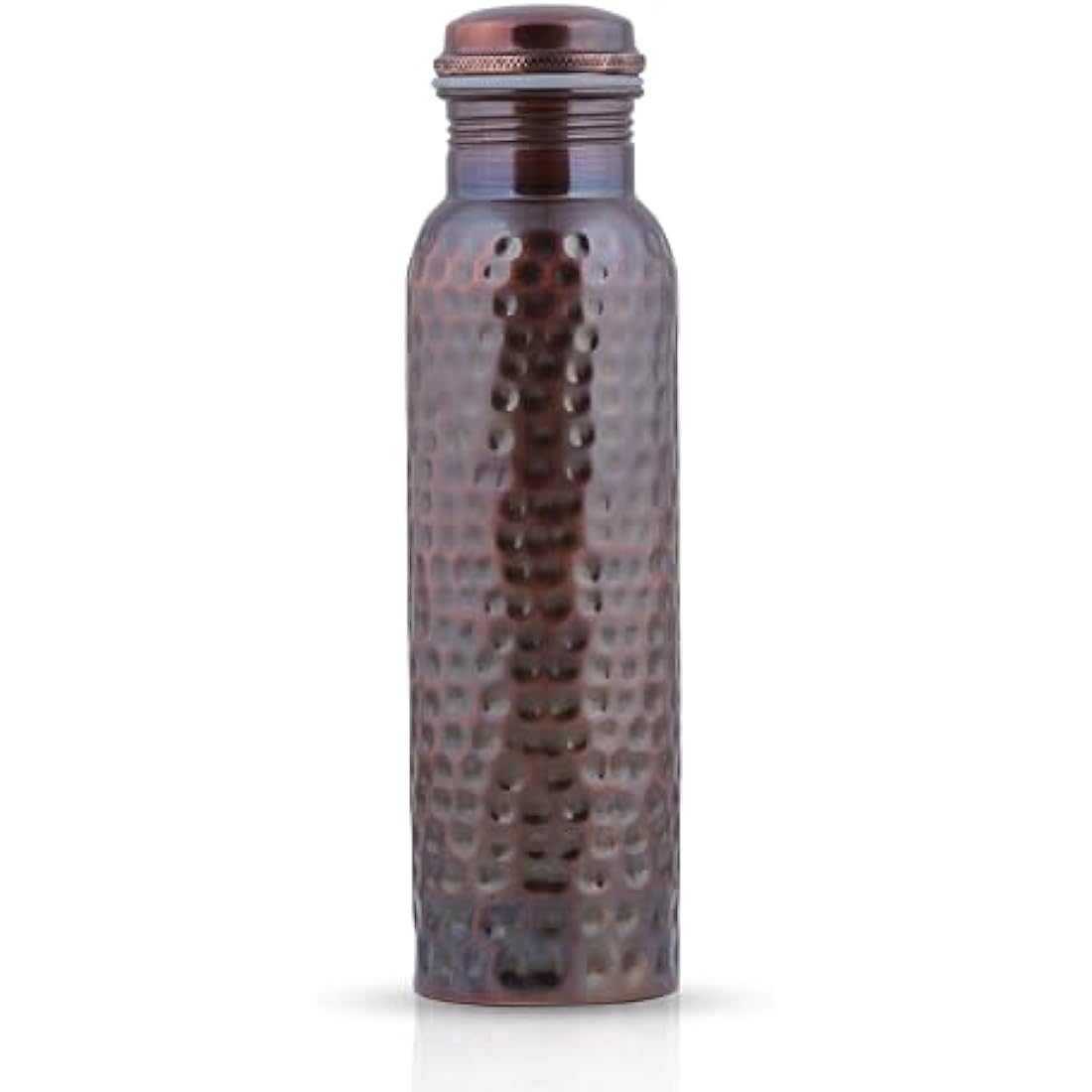 Craft Trade Pure Copper Water Bottle Set of 2 - 1L Leak Proof Black