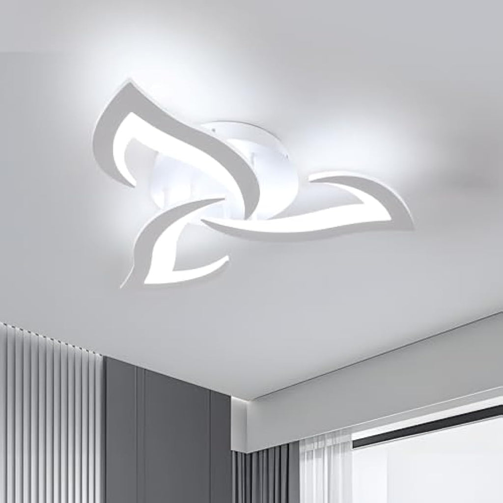 Dorlink LED Ceiling Light – 36W Modern Flower Acrylic Fixture, 6500K