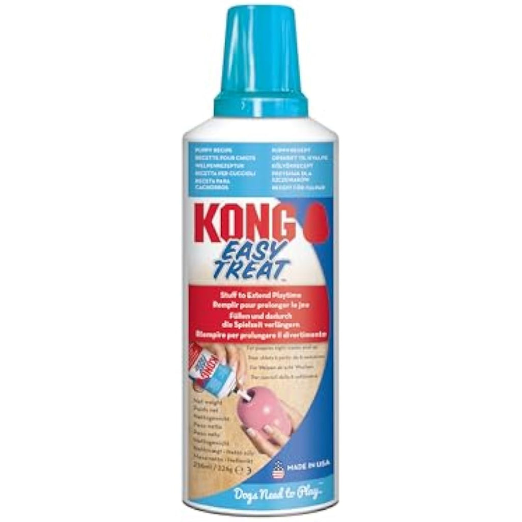 KONG Easy Treat Puppy Recipe Dog Treat Paste for Toy Stuffing – 8 oz