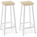 YMYNY Industrial Bar Stools Set of 2 - 70CM Tall Kitchen Breakfast Stools
