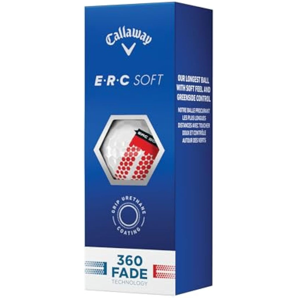 Callaway ERC Soft 2023 Golf Balls – High Speed Core & FADE Alignment