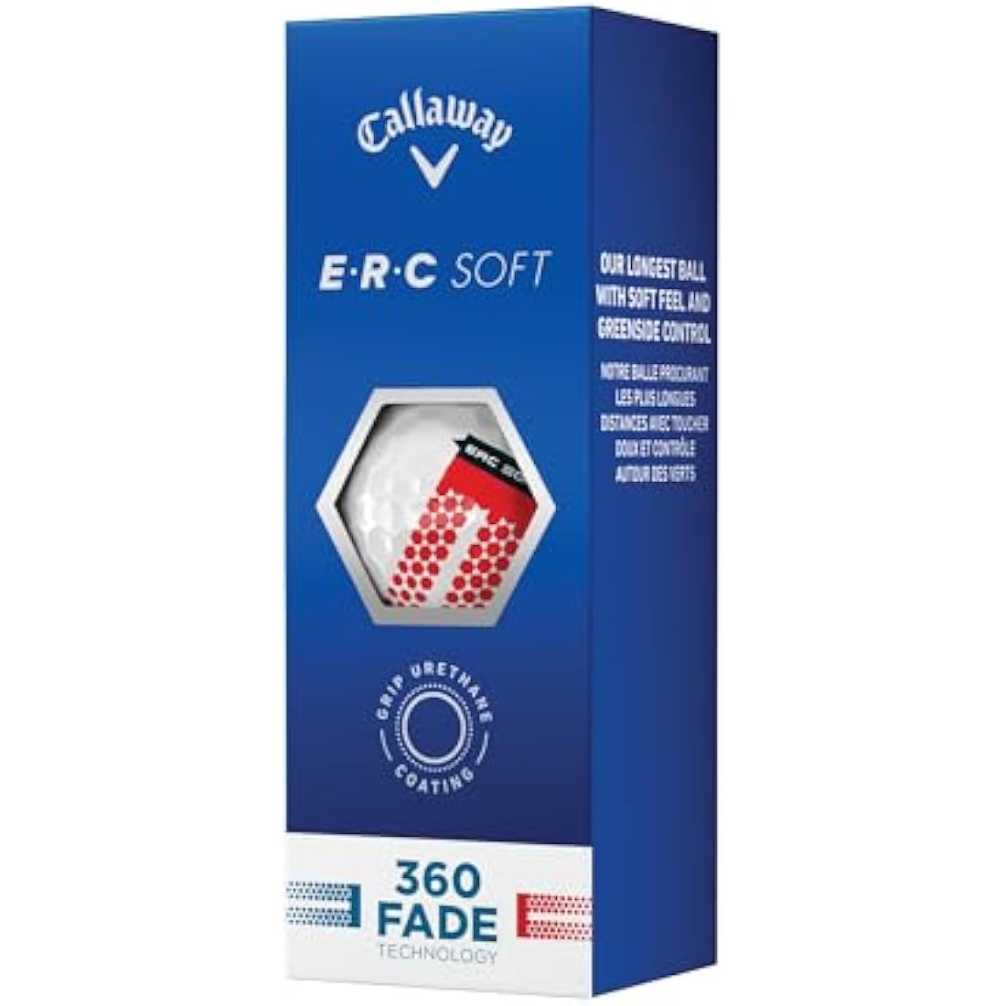 Callaway ERC Soft 2023 Golf Balls – High Speed Core & FADE Alignment