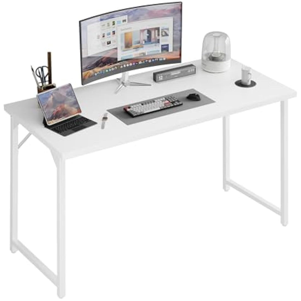 Jolof Store 100cm Computer Desk – Modern White Home Office Study Table