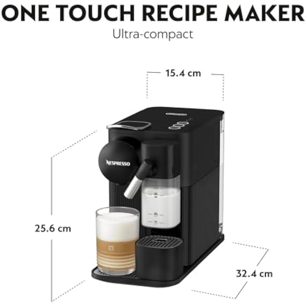 Nespresso Lattissima One Coffee Machine by De'Longhi – Black EN510.B